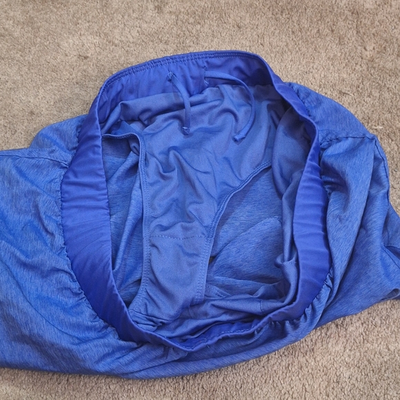 Vibrant Blue Women's Athletic Shorts - Picture 3 of 3